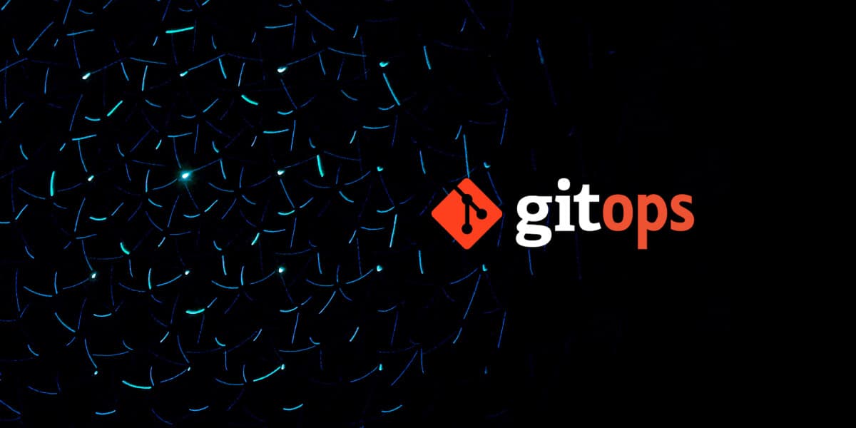 Cloud infrastructure visualization representing AWS EKS and GitOps deployment